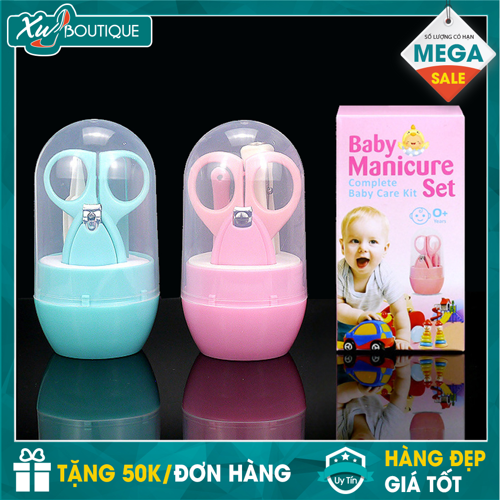 Bộ Kiềm Cắt, Bấm Móng Tay Cho Bé (Có Hộp)