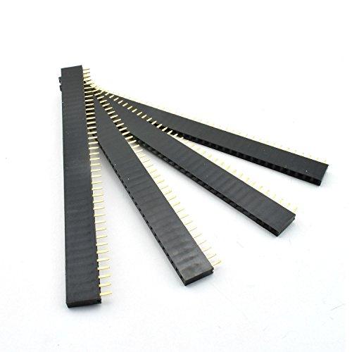 Hàng rào cái, đơn, lỗ vuông, chân thẳng 40 pin