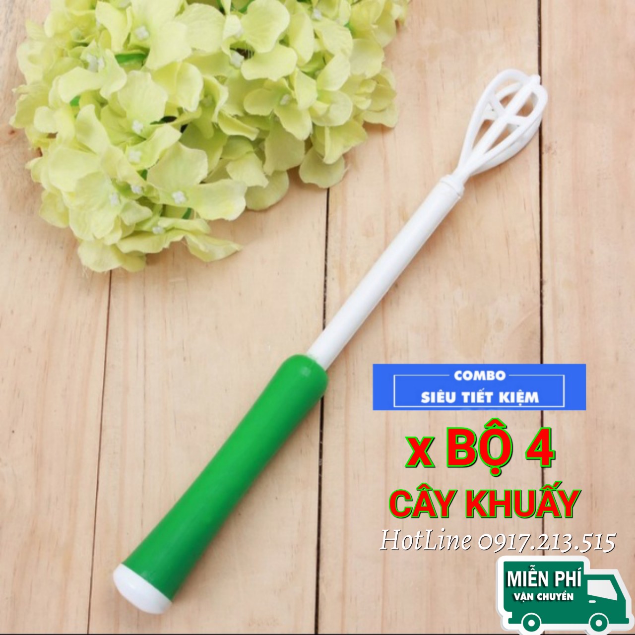 COMBO 4 Cây khuấy cafe đánh trứng siêu tiện dụng