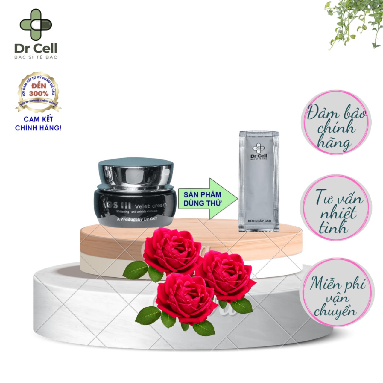 Bộ sản phẩm dùng thử dr cell
