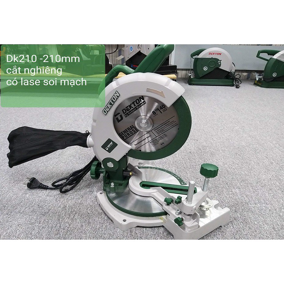 Máy cắt nhôm dekton dk- 210 cos chop