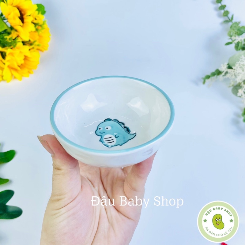 Bát ăn dặm gốm sứ mini, bát ăn dặm kiểu Nhật cho bé