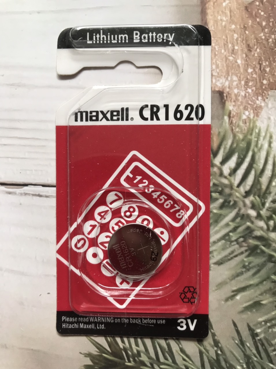 Cr1620 maxell battery 3v genuine made in japan 1 pill