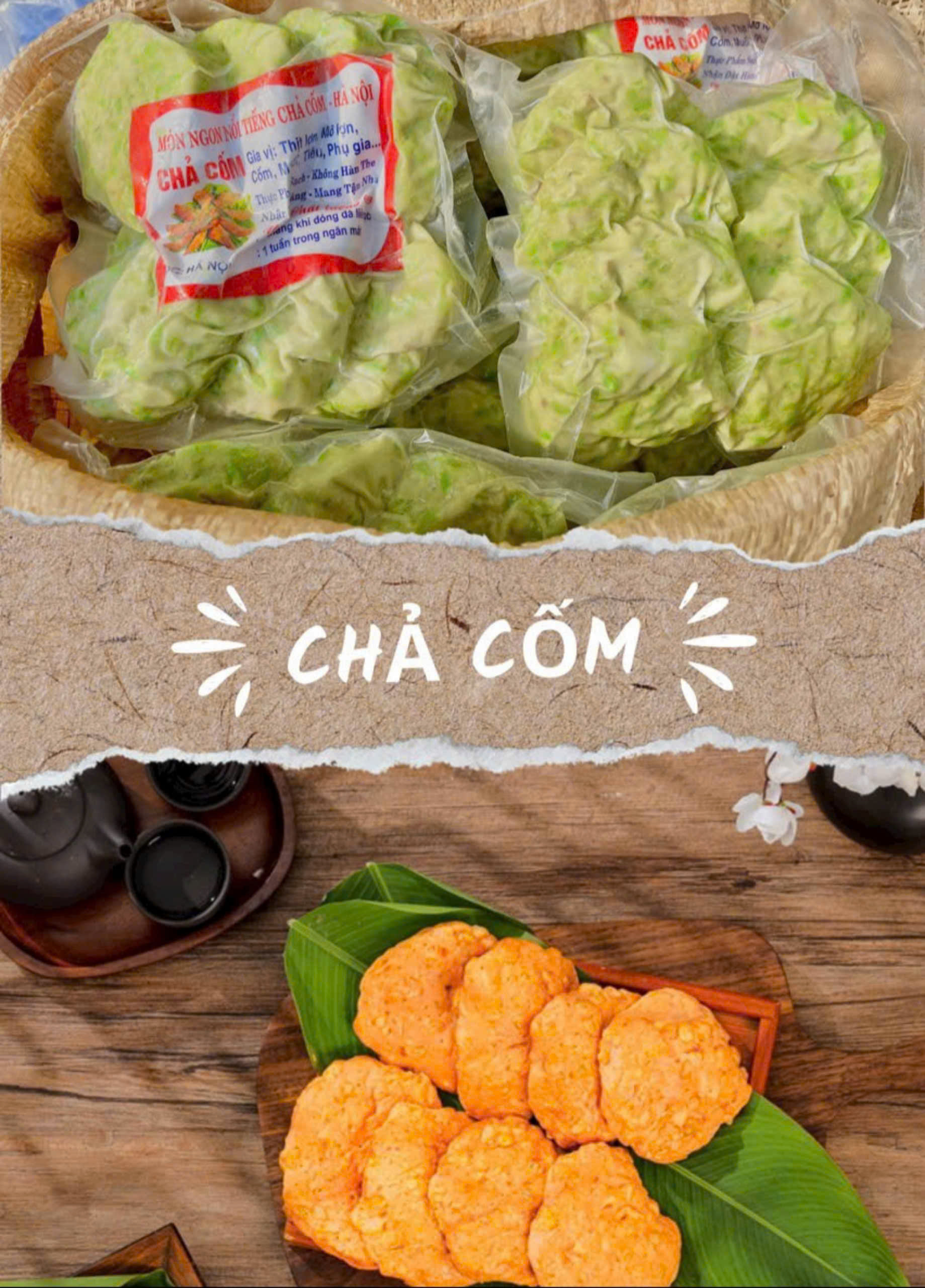 500g Chả cốm hải sản Hà Nội