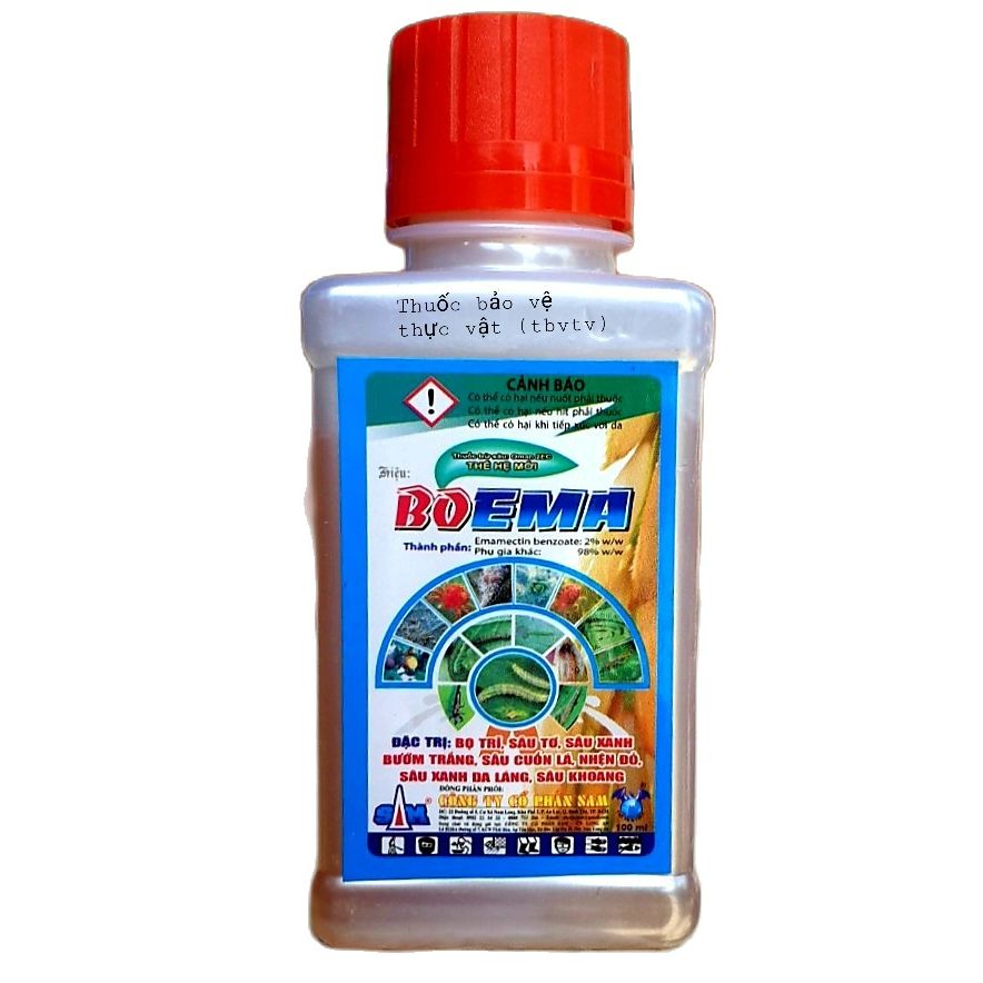 💎 Thuốc trừ sâu BOEMA 19EC (100ml)💖 ĐẶC TRỪ: BỌ TRĨ, SÂU TƠ, BƯỚM TRẮNG, SÂU CUỐN LÁ, NHIỆN Đ0, SÂU XANH DA LÁNG.
