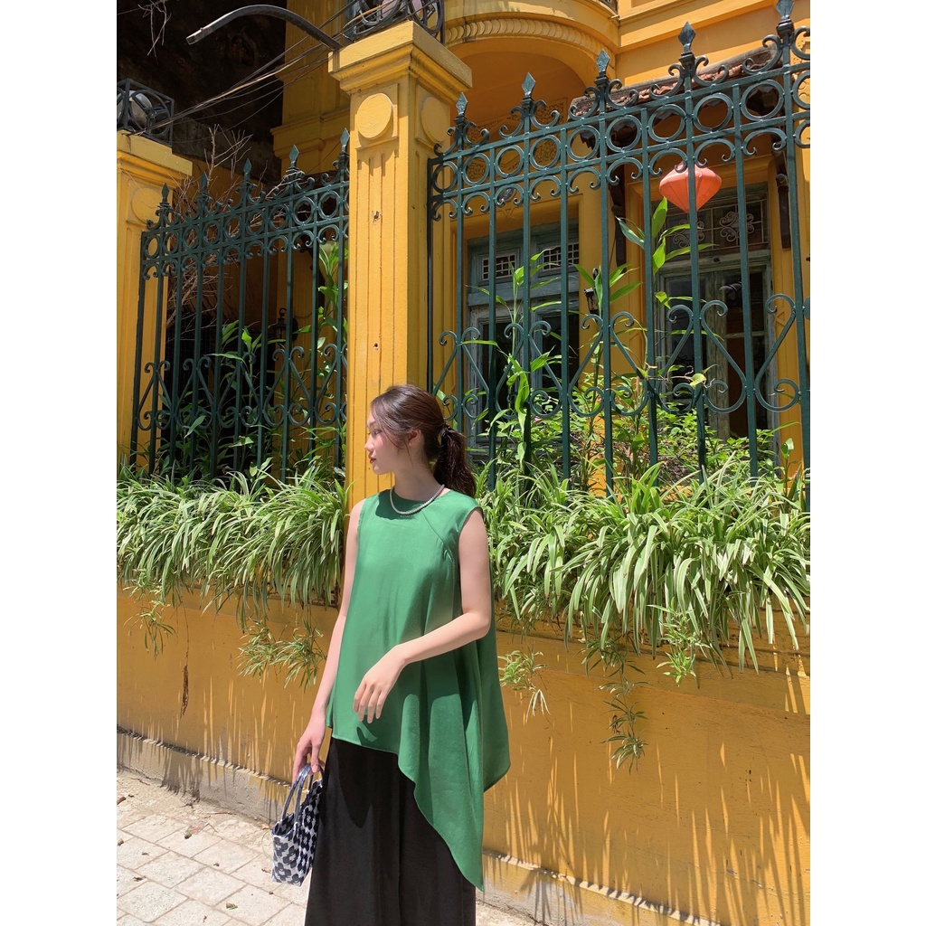 Áo lụa tơ đũi Vạt ChéoThục Uyên - Đing Đang