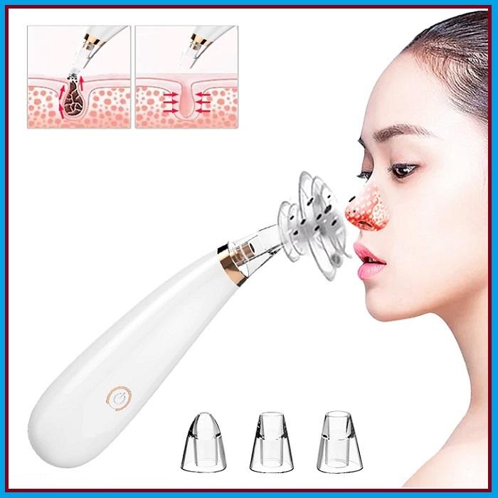 Máy hút mụn đầu đen 3 đầu BLACK HEAD DETECTOR