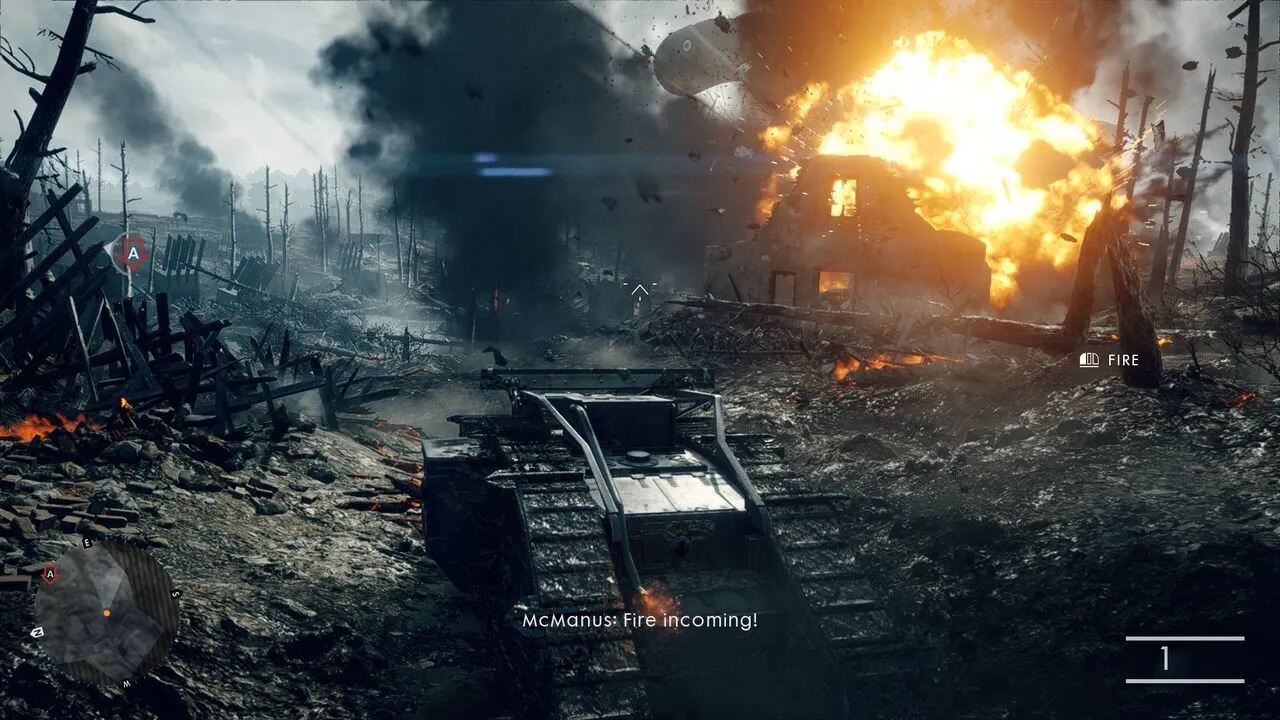 Đĩa chơi game PS4: Battlefield 1