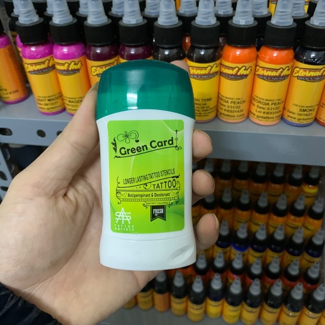 Sáp Scan in hình xăm Green Card 60ml