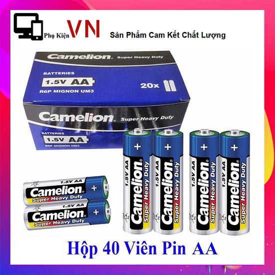 [HCM]Hộp 40 viên pin AA Camelion 1.5vol