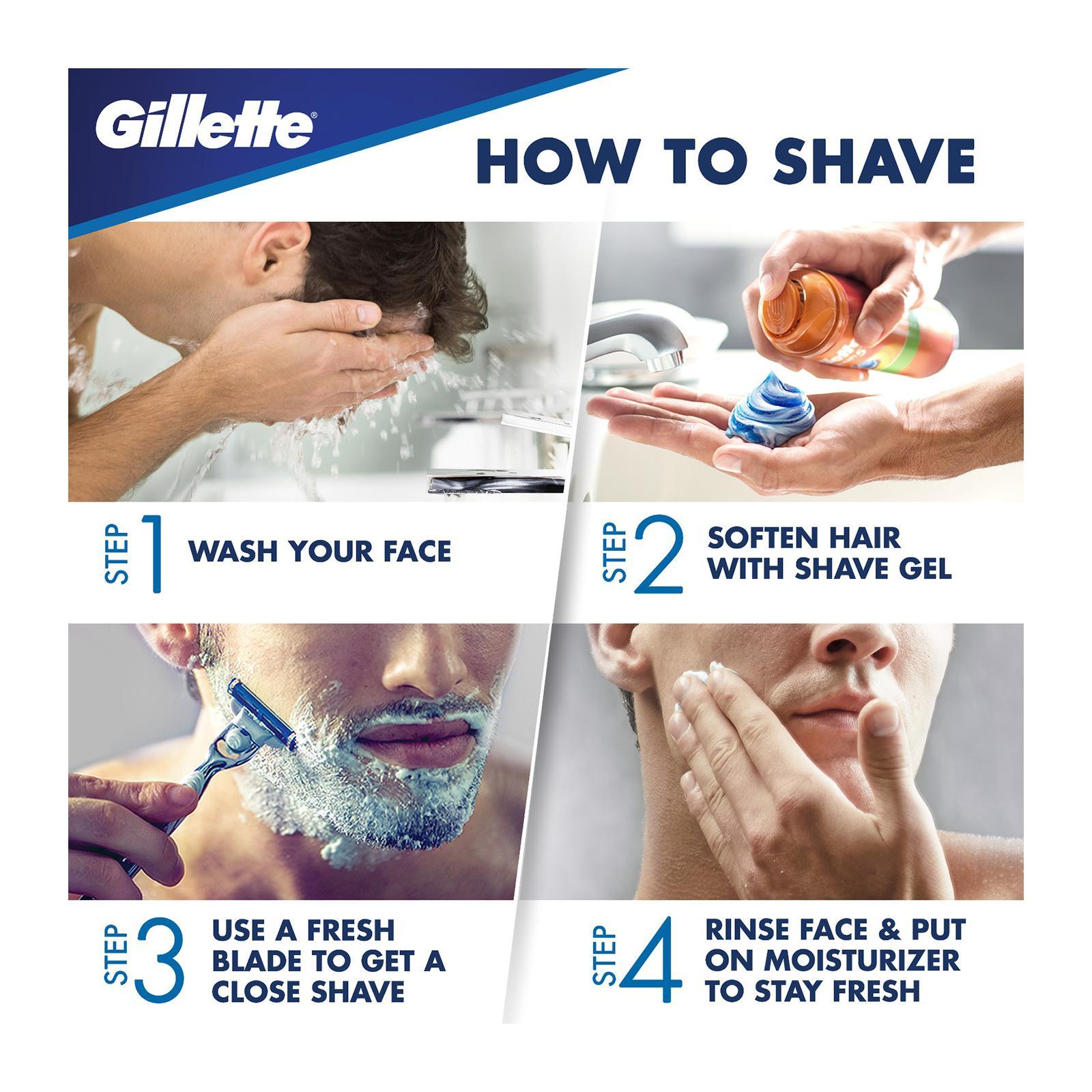 Gel cạo râu Gillette Series Sensitive Skin 198g