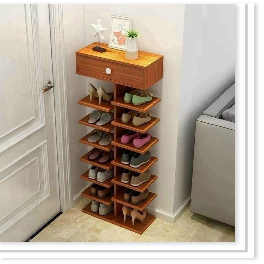 [HCM]Kệ giày gỗ kệ giày cây - gỗ MDF.