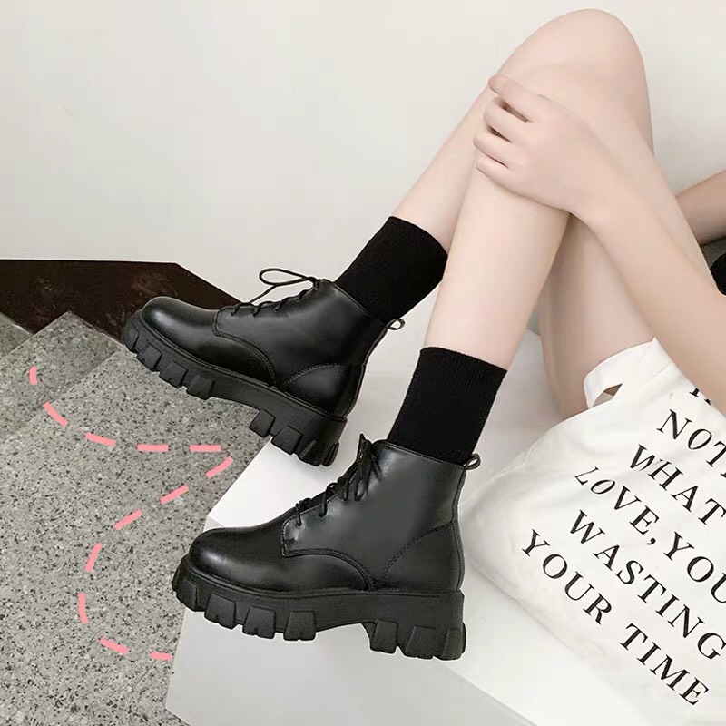 VSHOES bốt nữ phong cách hàn quốc