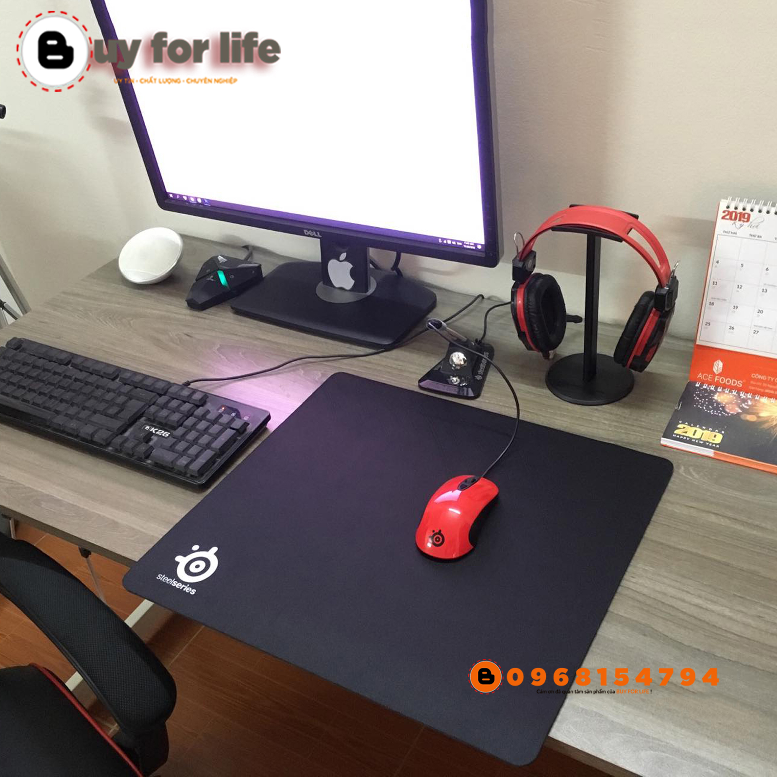 LÓT CHUỘT CỠ LỚN - Pad steelseries 450x400x4(MM)