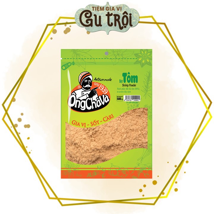 Bột tôm Ông Chà Và 500gram (Túi)