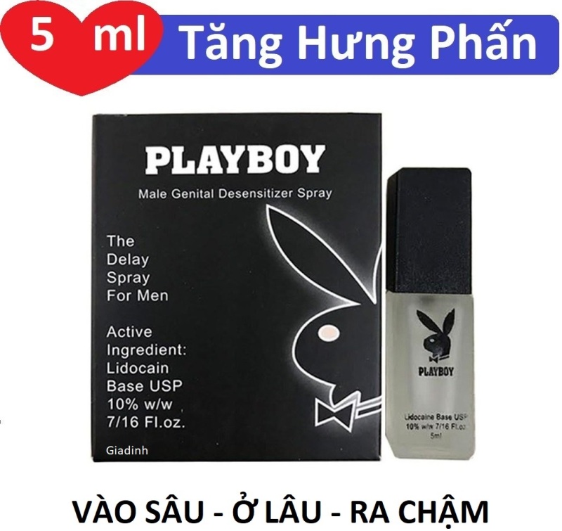 [HCM]Chai xịt hỗ trợ chống xuất tinh sớm Playboy 5ml