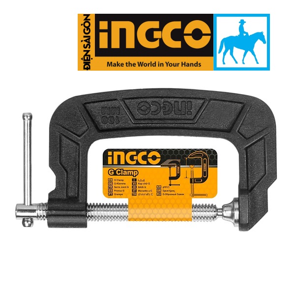 Cảo Kẹp chữ C 4inch 100mm INGCO HGC0104