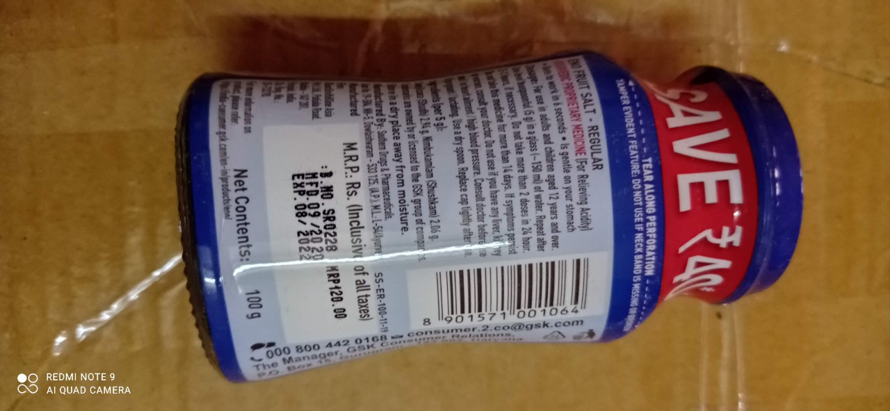 Muối trái cây Eno Fruit Salt Regular