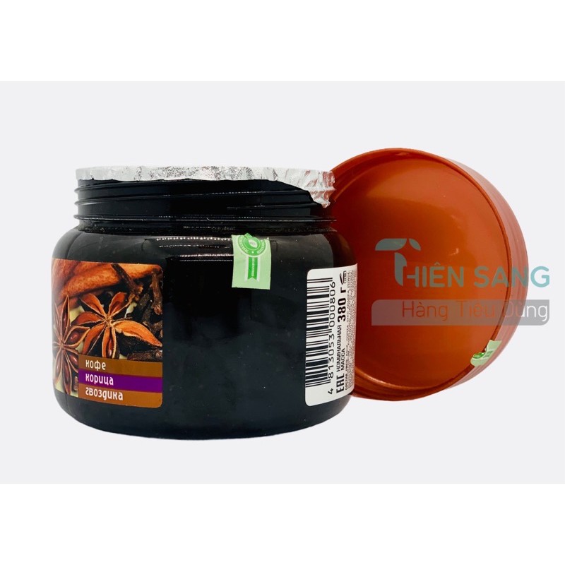 Tẩy tế bào chết quế hồi cafe Nga 380ml