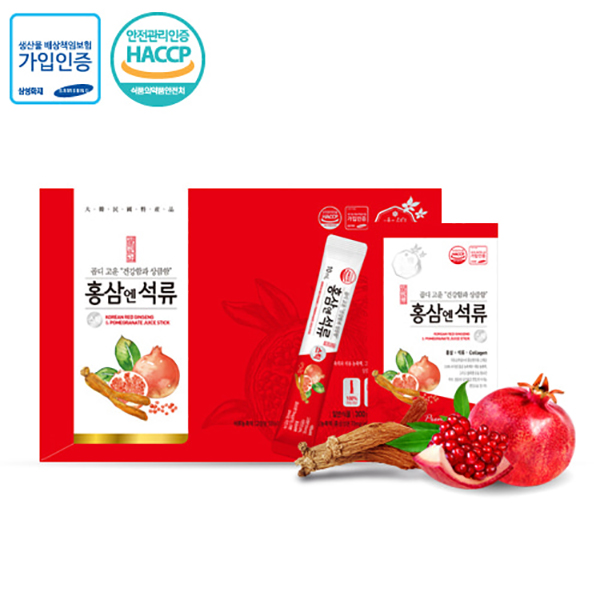 Nước hồng sâm lựu Collagen Daedong (Hộp 30gói x 10ml)