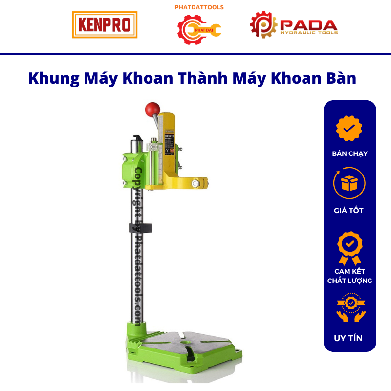 Khung biến máy khoan thành máy khoan bàn chuyên nghiệp