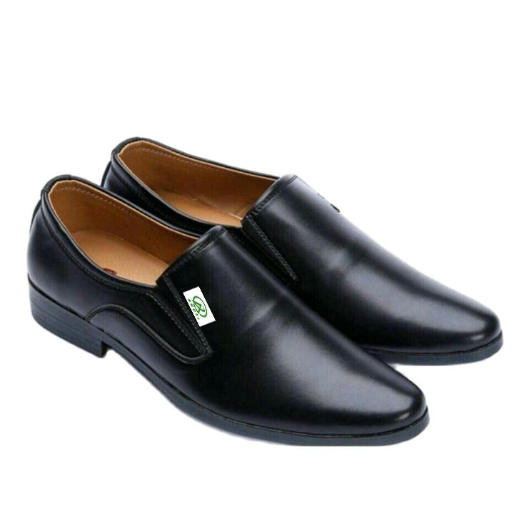 Giày da nam công sở thanh lịch, nhã nhặn màu đen nhám hot 2019 M519