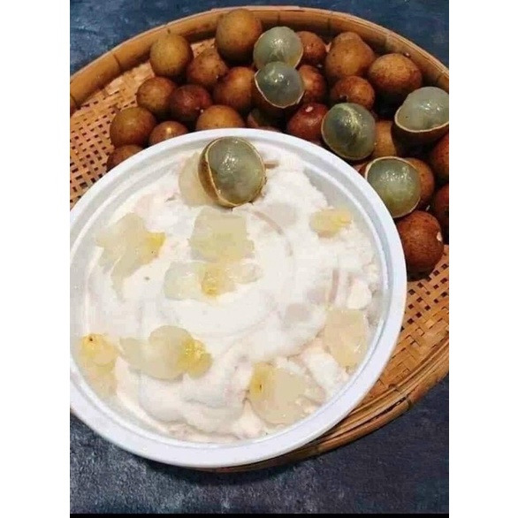 Kem nhãn tươi - hộp 500gr (giao tphcm)