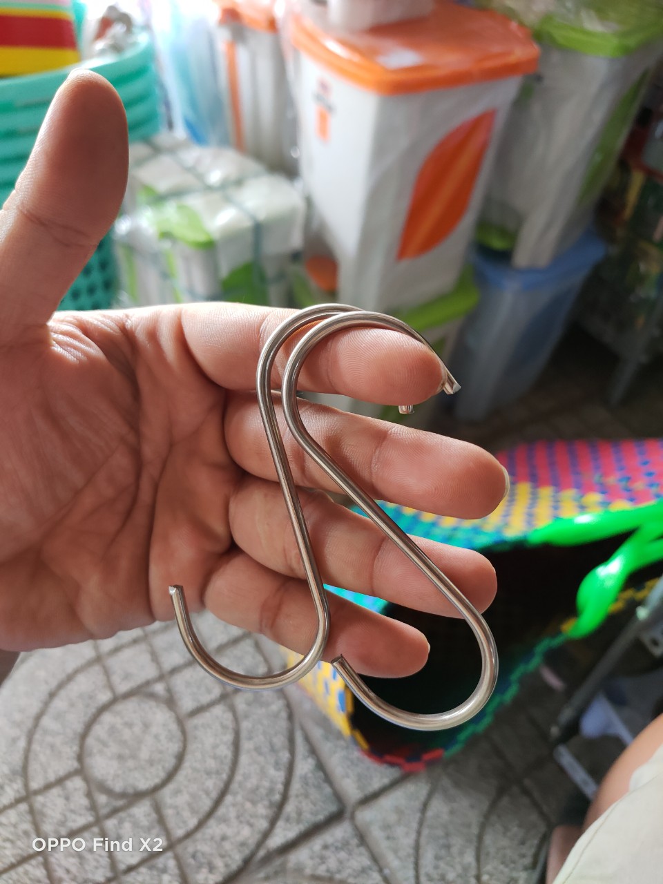[HCM]Móc treo đồ inox chữ S loại 10cm