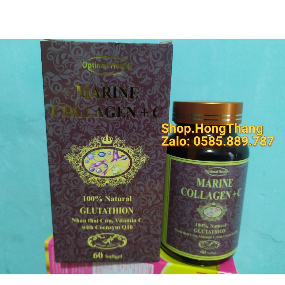ĐẸP DA, SÁNG DA - COLLAGEN  C 60 viên hôpk