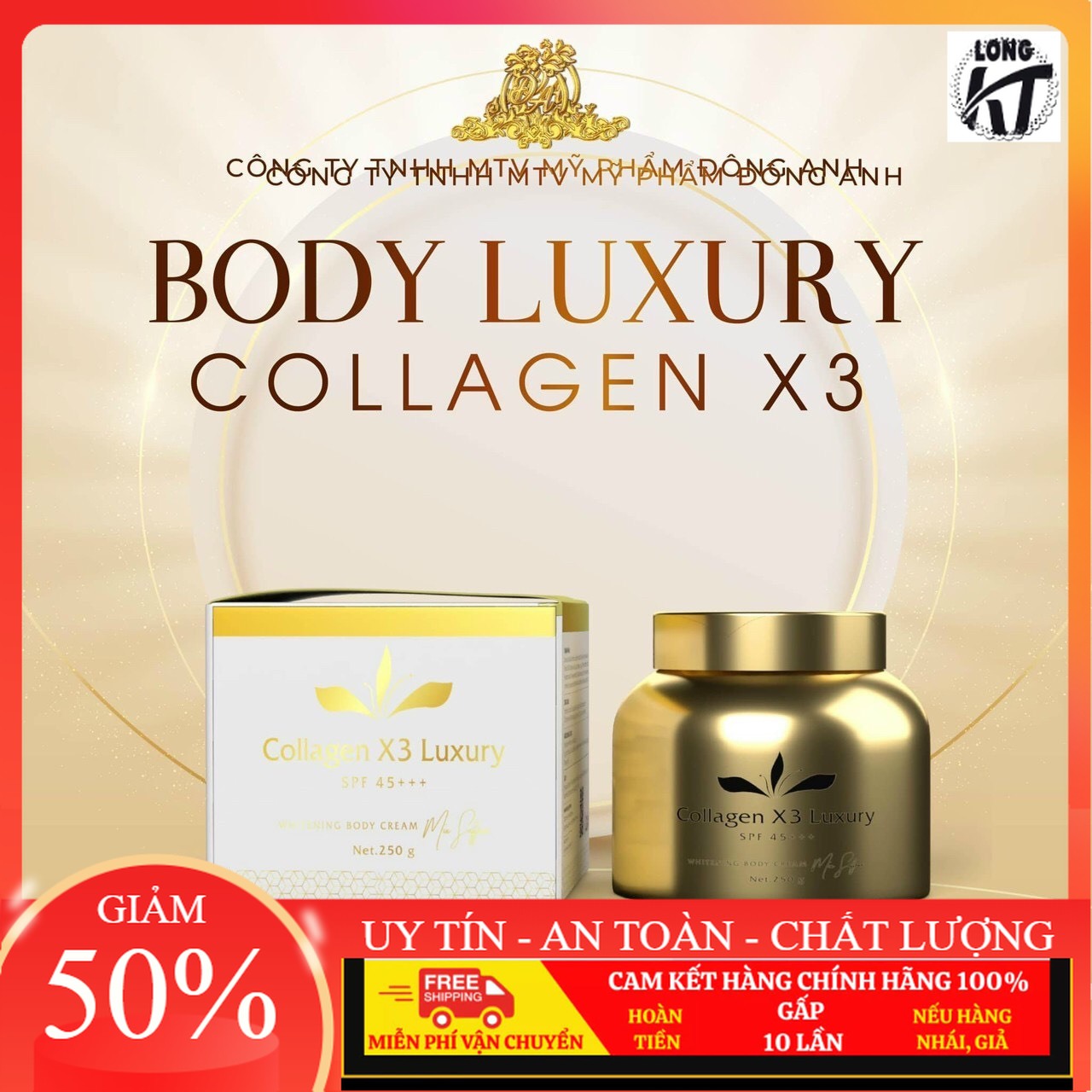 [Team cào-Chuyên sĩ Đông anh X3-Chính hãng ]Kem Body Collagen X3 Luxury Đông Anh Mix Saffron 250gr Chính hãng - Kem body Đông anh mẫu mới 2020 Body Collagen x3 Luxury  với Thành phần từ Safron, vitamin kích trắng da  body đẳng cấp 250gr
