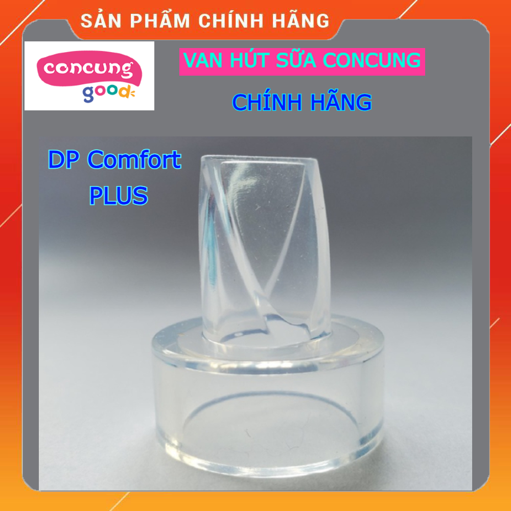 Van chân không máy hút sữa concung good dp comfort plus, đường kính trong 2cm, van xả, van 1 chiều, mỏ vịt
