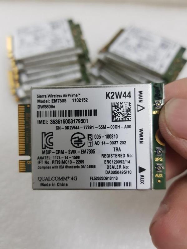 Bảng giá Card wwan 4G LTE Dell DW5809e K2W44 dùng cho laptop E7250E7450E5450, cam kết sản phẩm đúng mô tả, chất lượng đảm bảo Phong Vũ