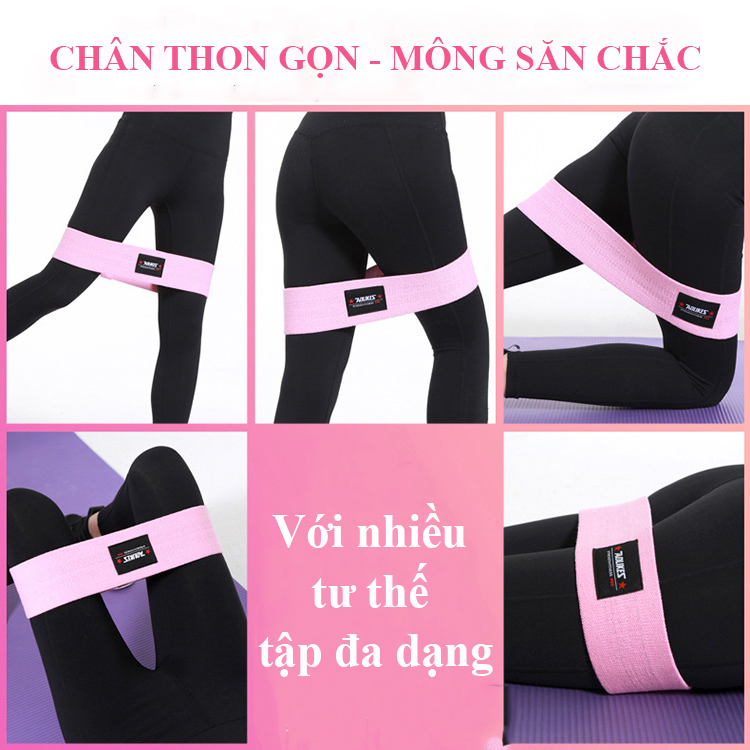 Dây Đàn Hồi Kháng Lực Tập Mông Miniband Aolikes - Dây tập mông miniband