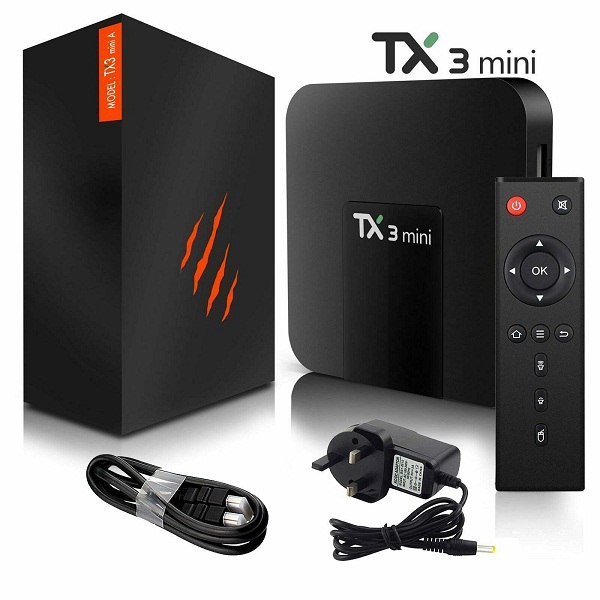 Android Tivi box Tx3 mini Ram 2GB Rom 16Gb  - Android 10 New Version 2024 có Bluetooth