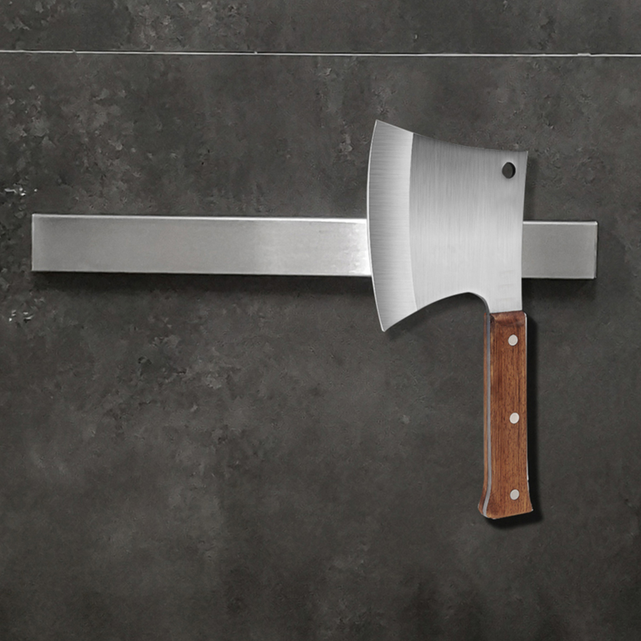 Kệ treo đồ nhà bếp gắn tường lực hút nam châm vĩnh cửu - Giá Inox 304 cao cấp treo dao kéo dụng cụ