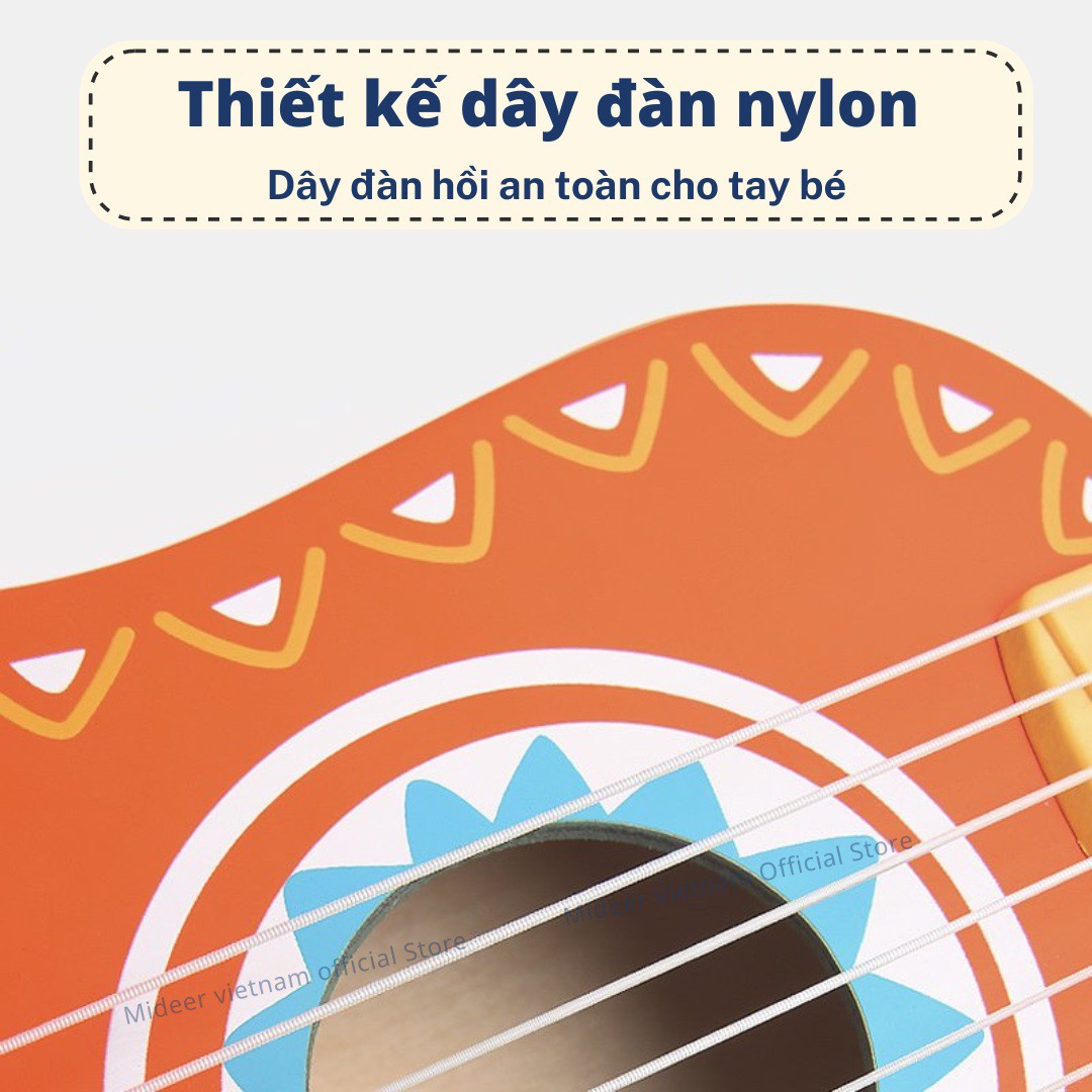 Đồ Chơi Đàn Guitar, Đàn Ukulele Mideer Cho Bé