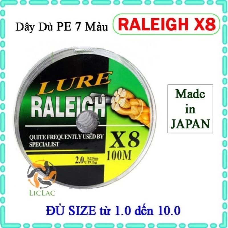 Dù pe x8 siêu bền 7 màu