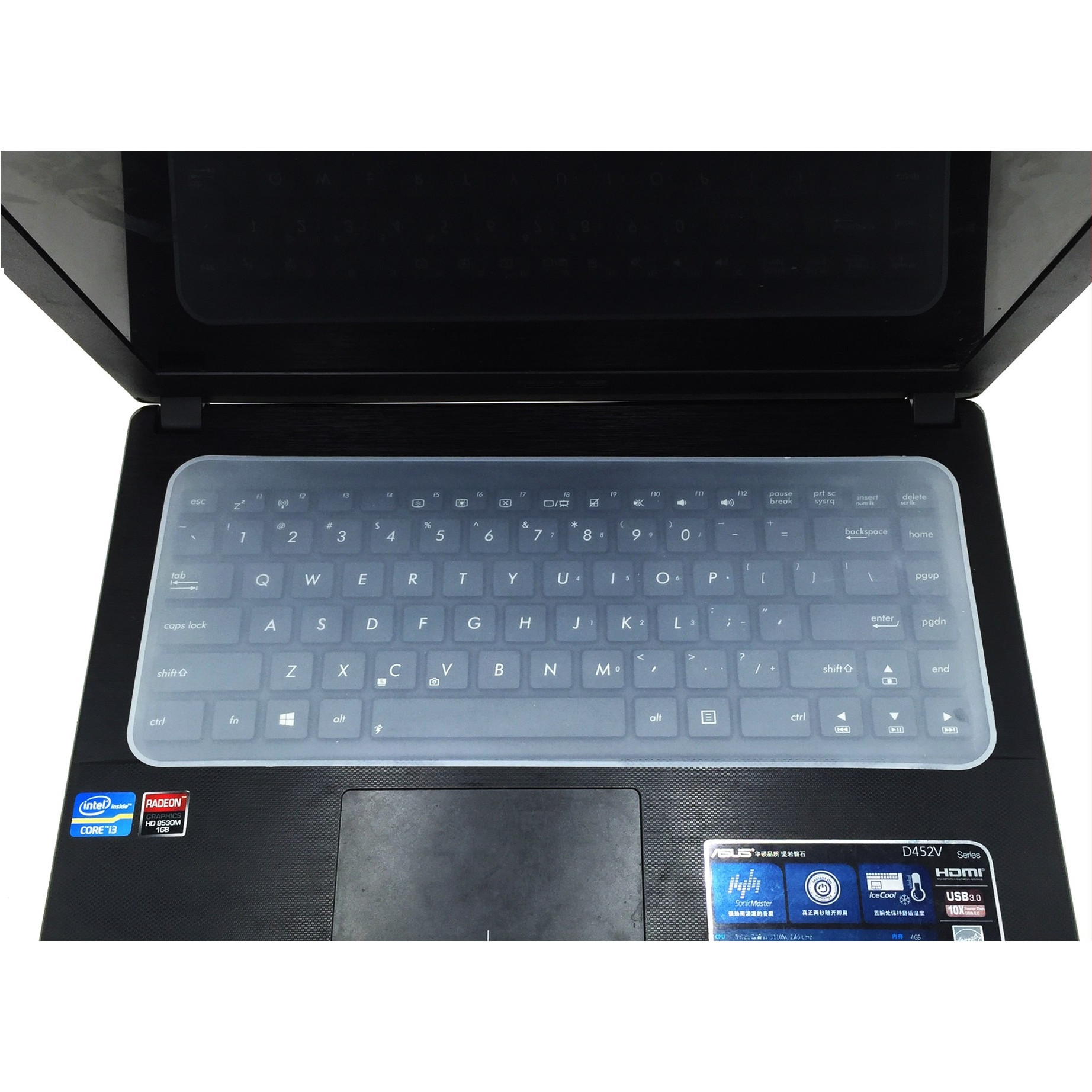 Miếng dán bàn phím laptop 15-17"