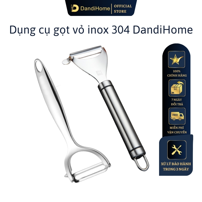 Dụng cụ gọt vỏ inox 304 DandiHome