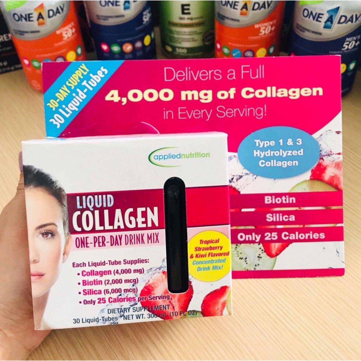 Collagen Liquid 30 ống dưỡng dáng đẹp da vị dâu chua nhẹ dịu