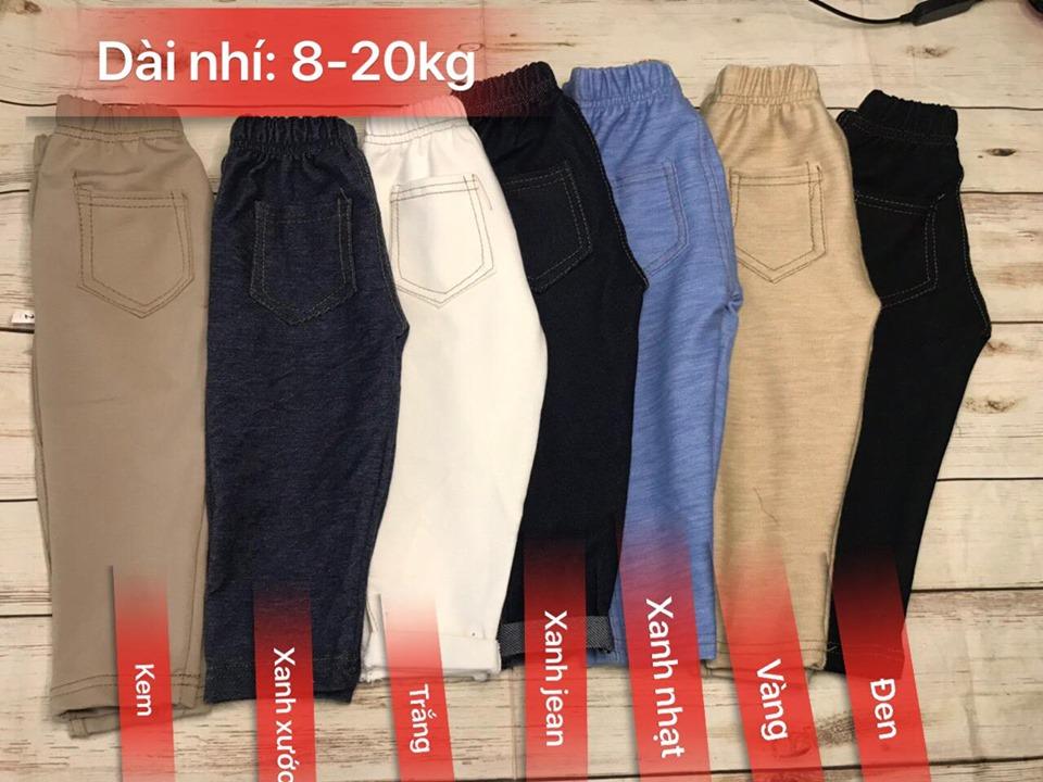 Quần Dài Giả Jean Bé Trai, Bé Gái (8-20kg) Đủ Size
