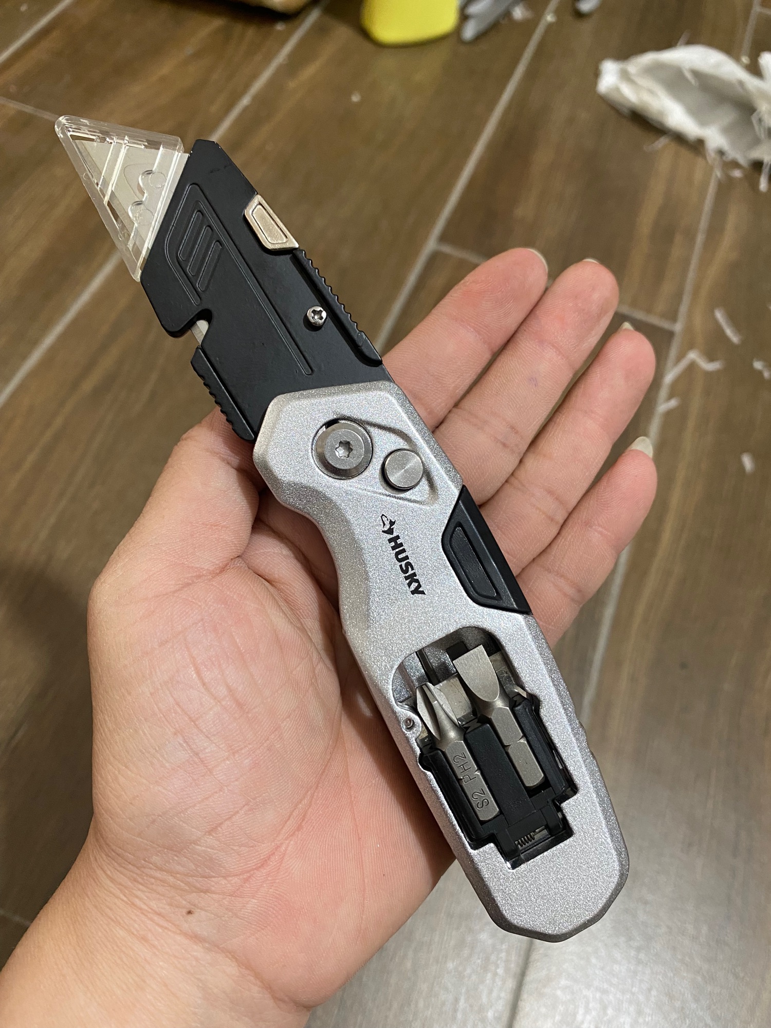 Dao rọc cáp, rọc giấy husky đa năng