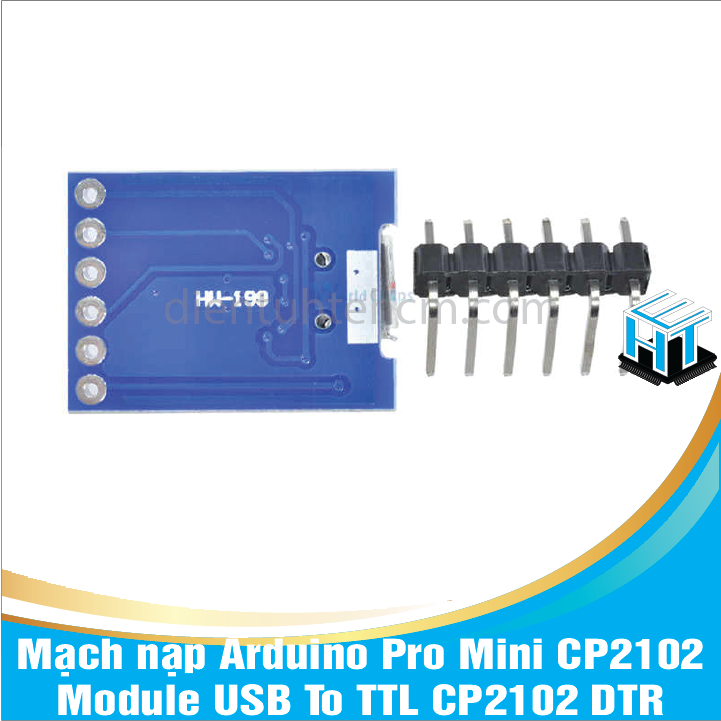 Mạch nạp Arduino Pro Mini CP2102 / Module USB To TTL CP2102 DTR