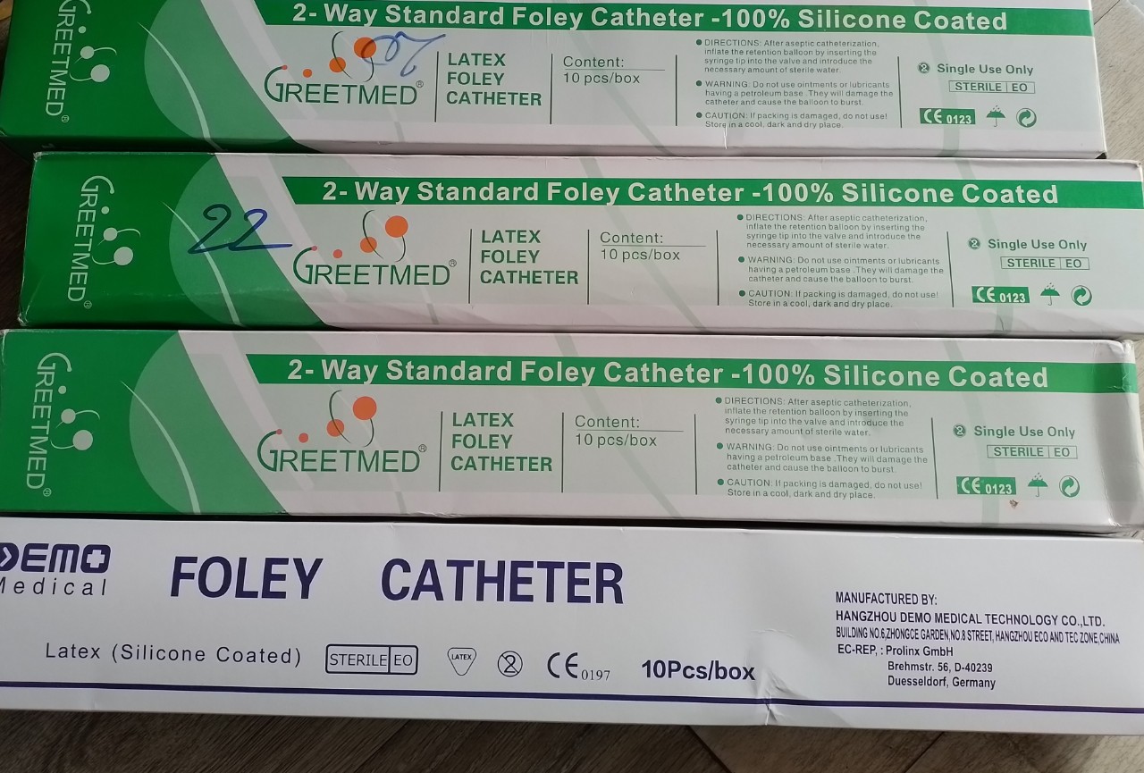 Dây thông tiểu foley 2 nhánh Greetmed