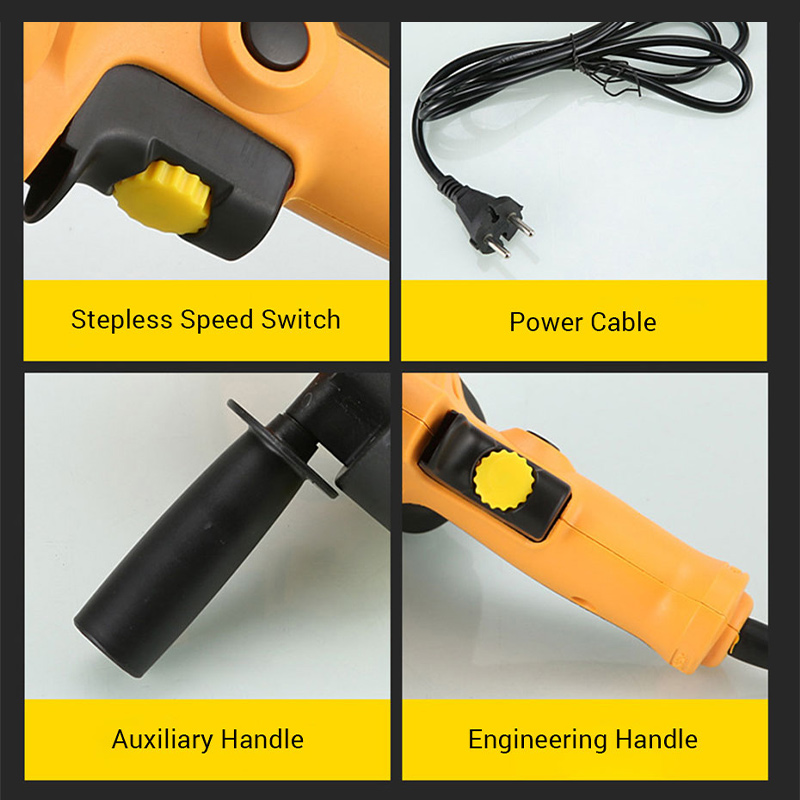 Máy Đánh Bóng Xe Điện 220V Máy Đánh Bóng Ô Tô, Có Thể Điều Chỉnh Tốc Độ Chà Nhám Tẩy Lông Công Cụ