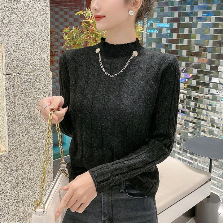 half chain sweater