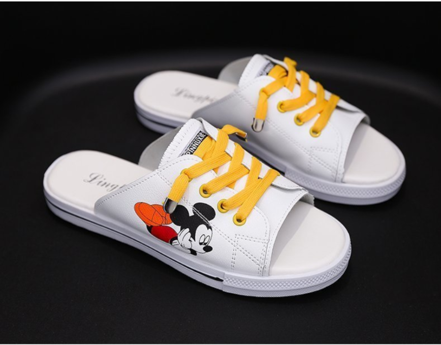 Dép thể thao nữ siêu xinh Hot trend 2020, chất liệu da cao cấp, đế cao su non mang siêu nhẹ, siêu êm chân Hang Fashion giá rẻ