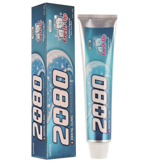 Kem đánh răng ngừa sâu răng và hôi miệng 2080 Fresh Up Hàn Quốc 120g .