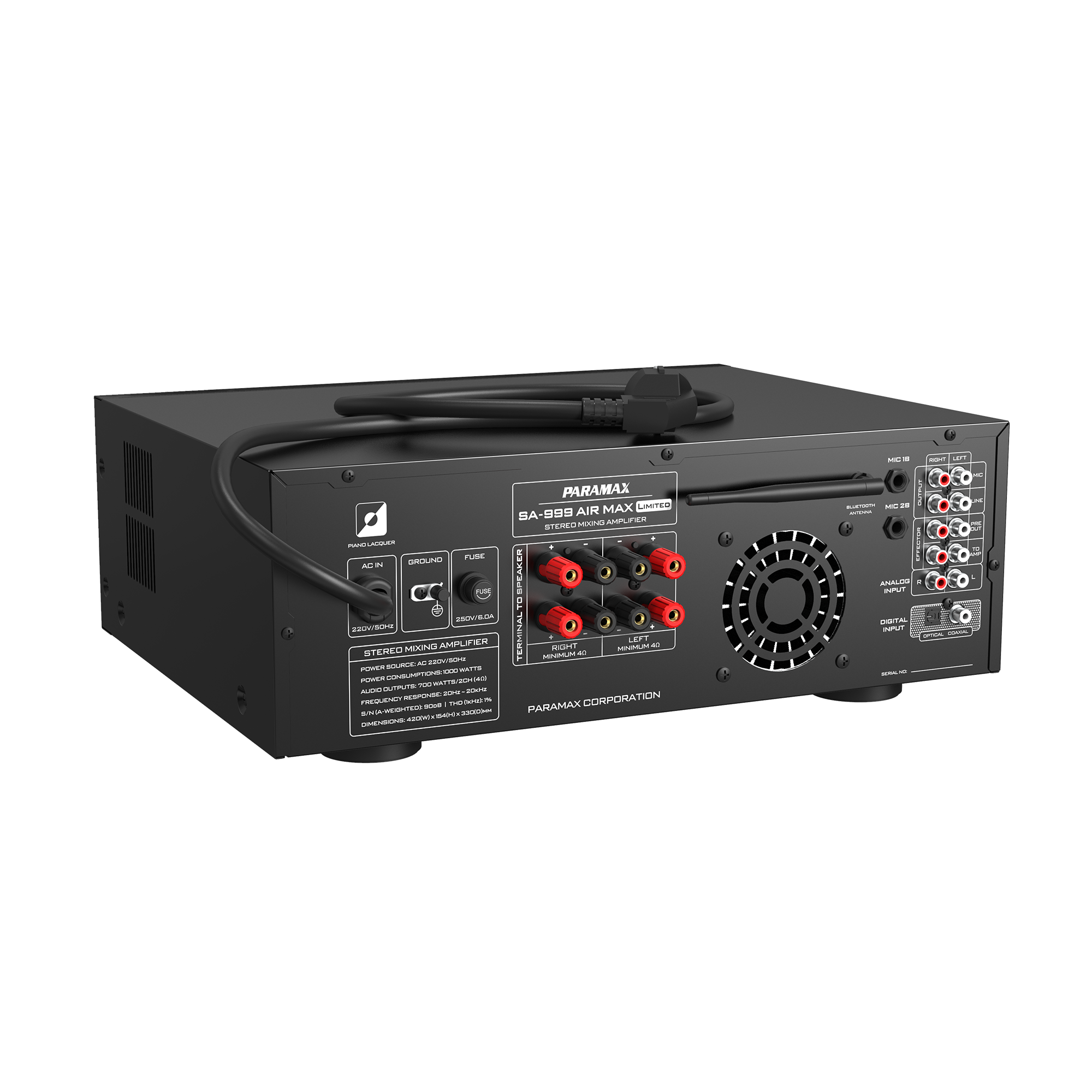 [HCM][Trả góp 0%]Amply Paramax SA-999 Air Max Limited