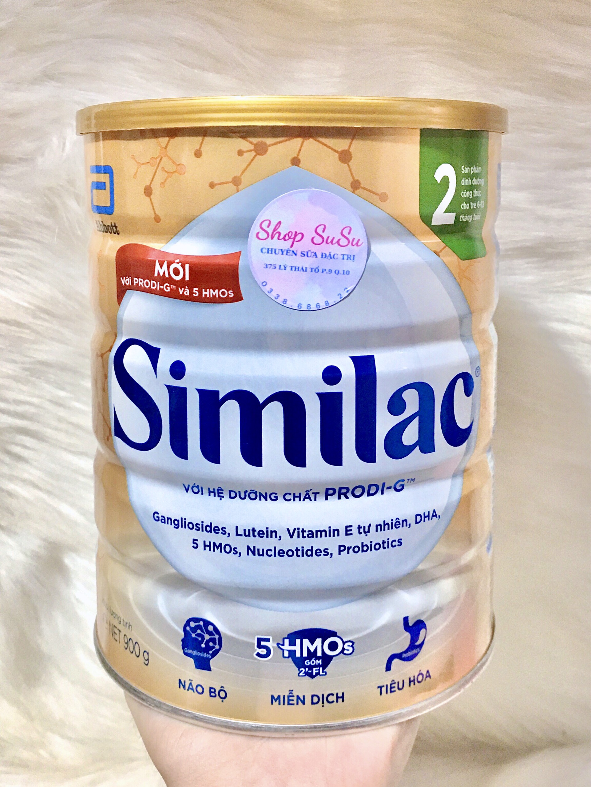 [CHÍNH HÃNG] Sữa Similac HMO số 2 900g dành cho bé từ 6-12 tháng (DATE 2025)